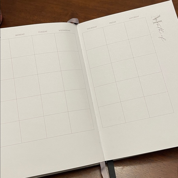 Black, Gray, and Pink B6 undated planners - Picture 8 of 10